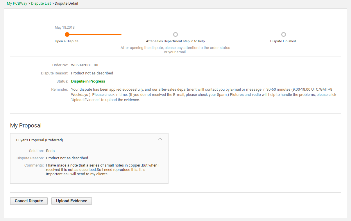 PCBWay Aftersales Service Review